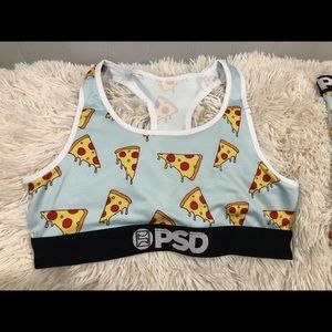 PSD Brand. Thin, light support sports bra style.